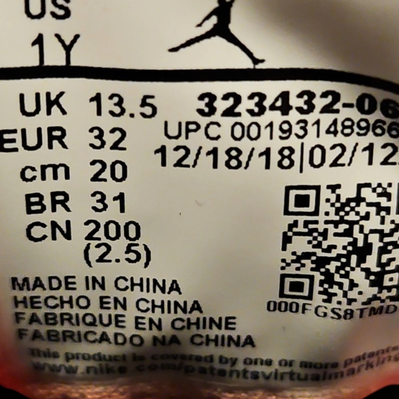 Nike Black and Red High-Top Sneakers - Picture 6 of 7